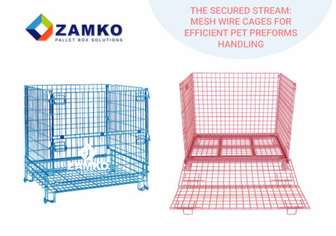 Palletized Preforms Mesh Wire Cages PET Preforms - Pallet Boxes at the Best Prices! - Zamko ...