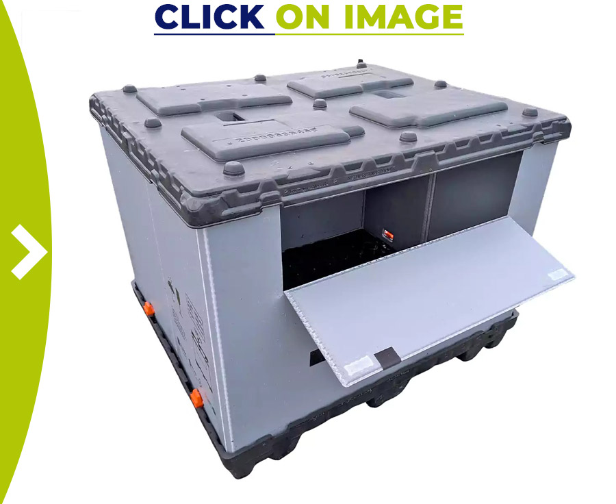 Ecopack AkyPack faltbare Palettenboxen. Gebrauchte Hülsenpalettenboxex mit großem Rabatt - Die ultimative Lösung für Ihre Lager- und Transportbedürfnisse