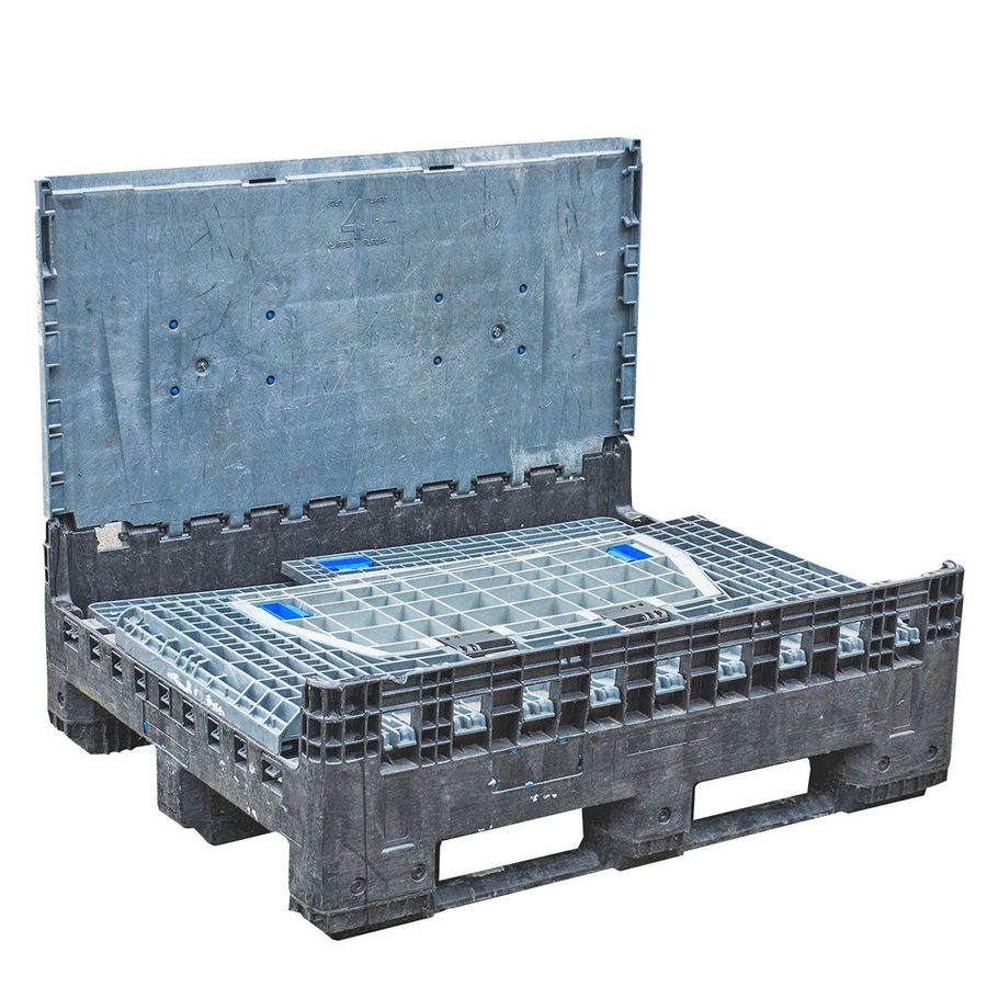 Collapsible Pallet Box Classic 1200x1000; cost-effective solution for a wide range of logistics and storage needs by ZAMKO B.V.