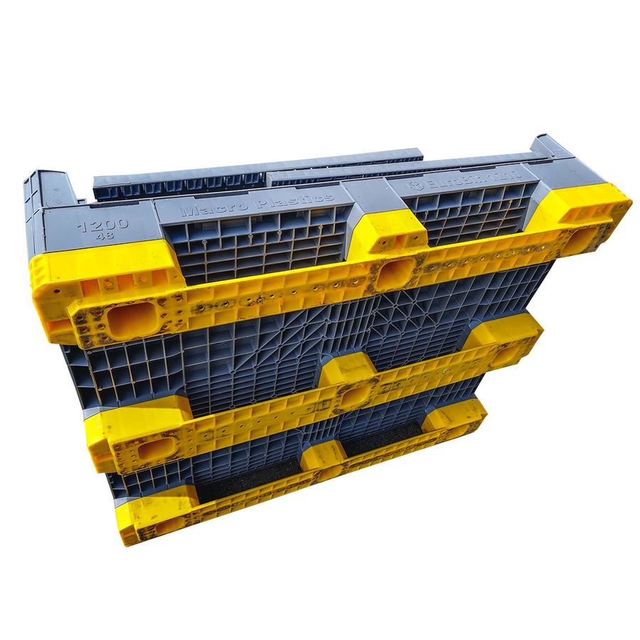 Eurobin collapsible pallet box by ZAMKO; Eurobin 1210 Pallet boxes have an higher dynamic loading capacity-up to 900kg