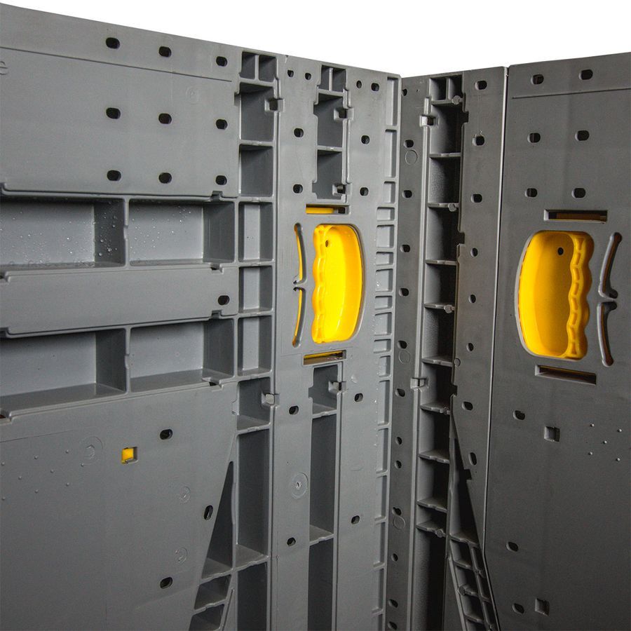 Eurobin collapsible pallet box by ZAMKO; Eurobin 1210 Pallet boxes have an higher dynamic loading capacity-up to 900kg