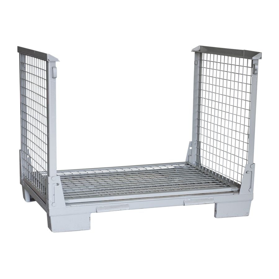 Gitterbox 835×1230 by ZAMKO; The foldable gitter boxes are constructed from high-strength steel