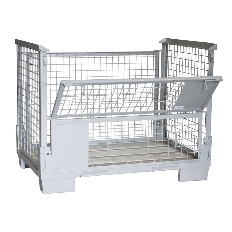 Gitterbox – 1125x1125 (SH1111) by ZAMKO; The foldable gitter boxes are constructed from high-strength steel