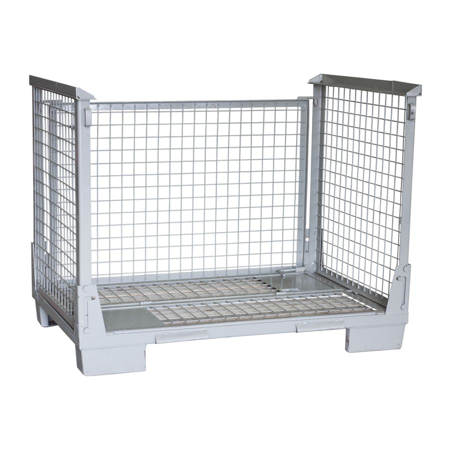 Gitterbox Gitterbox – 817×1172 (SH1208.B) by ZAMKO; The foldable gitter boxes are constructed from high-strength steel