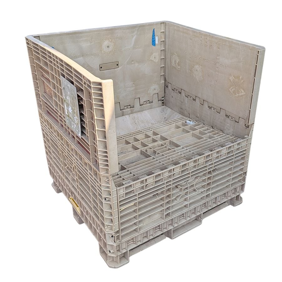 Hopper bottom – 1200×1000 (P.CG1210.H) - collapsible pallet box with hopper bottom by ZAMKO B.V.