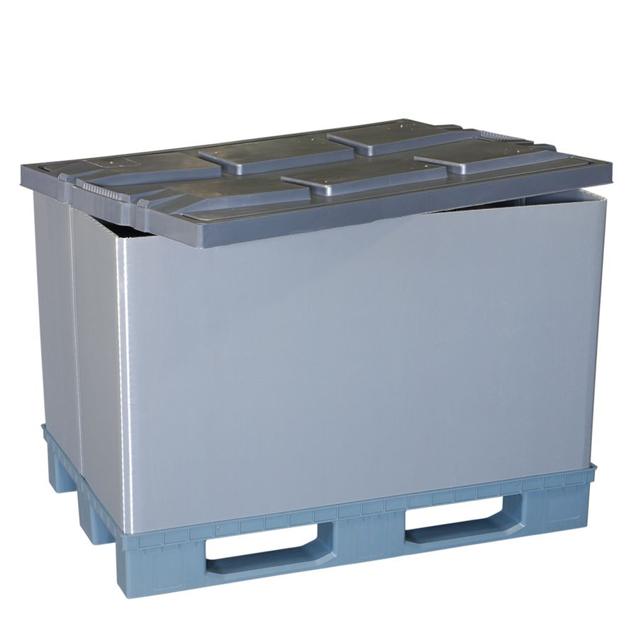 Iplast Polybox 1200x800 with skids 12
