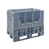 This version is completely collapsible, therefore saving a lot of space when empty, without loosing its strength and load capacity. They are ideal choice for industries looking to save on transport cost and storage costs for their returnable packaging pool.