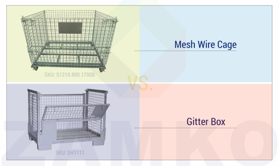 Mesh Wire Cage vs. Gitter Box: Which Steel Pallet Box is the Better Choice? - Zamko B.V.