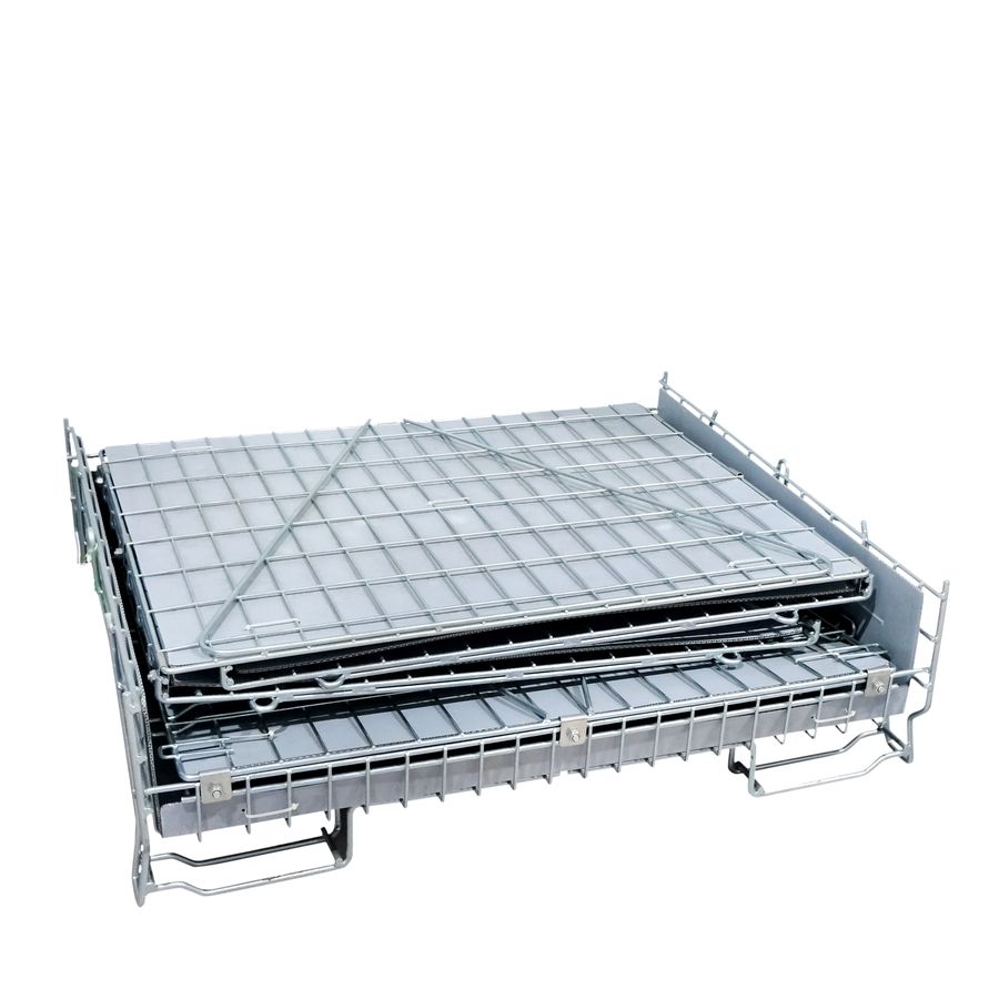 Mesh wire cage PET preforms by ZAMKO; collapsible steel mesh wire cages