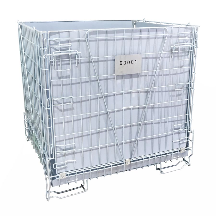 Mesh wire cage PET preforms by ZAMKO; collapsible steel mesh wire cages