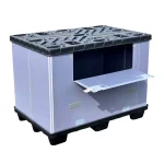 Sleeve Pack foldable pallet box 1200x800xH900mm. Customisable with many options. Twin Sheet Pallet and Lid