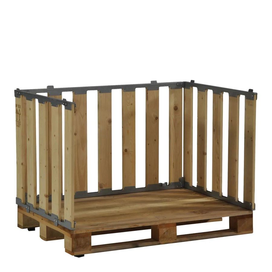 Pallet Box Wooden – 800×1200 Pallet Box Wooden – 800×1200 (MPB.e70) by ZAMKO