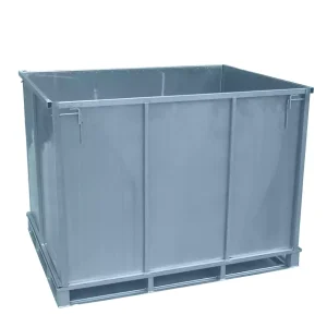 steel pallet box close walls, foldable