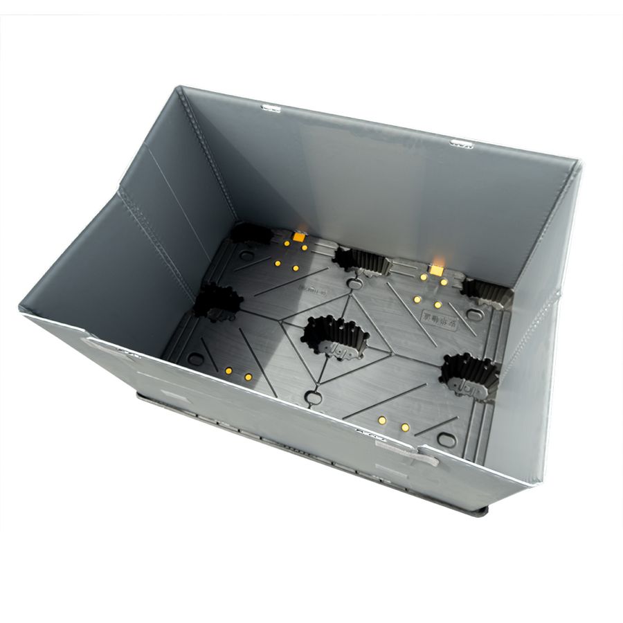 Sleevepack – 1200×1000 by ZAMKO; High-quality Twin Sheet HDPE reusable pallet box.