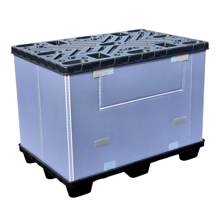 Sleeve pallet boxes by ZAMKO; High-quality reusable pallet box