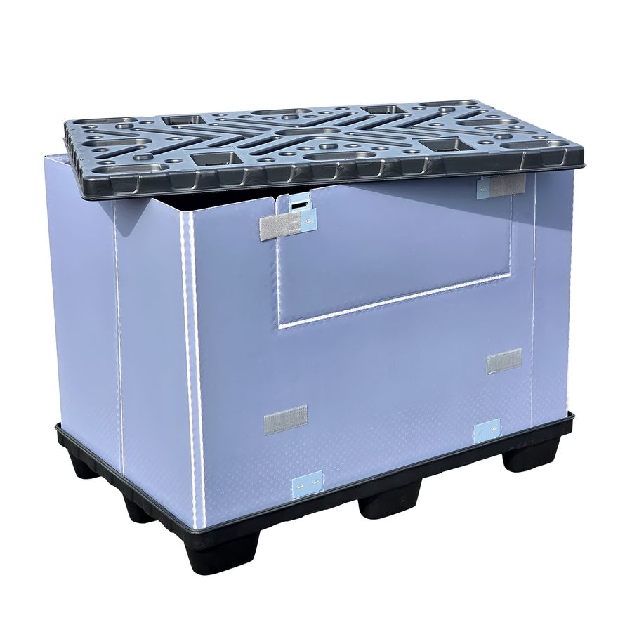 Sleeve pallet boxes by ZAMKO; High-quality reusable pallet box