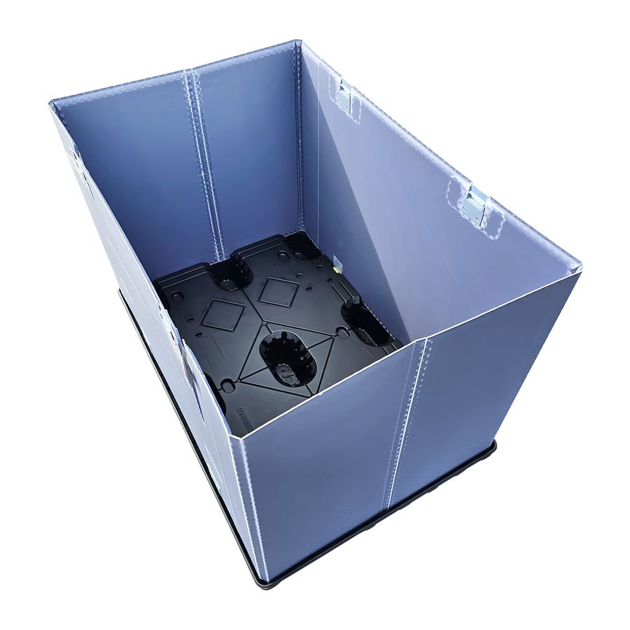 Sleeve pallet boxes by ZAMKO; High-quality reusable pallet box