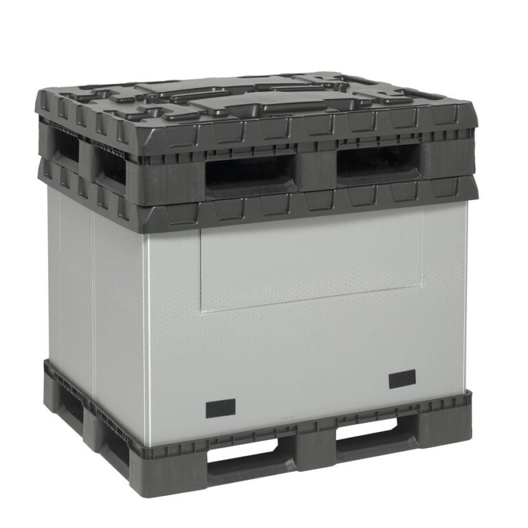 Sleeve pack (skids) - 1200x1000 High-quality reusable pallet box. The height is your choice.