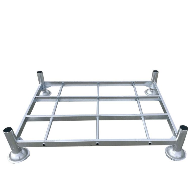 Stacking frame – 1545×1060 (SF1512.120) by ZAMKO; stacking frame with four separate steel tubes on the corners