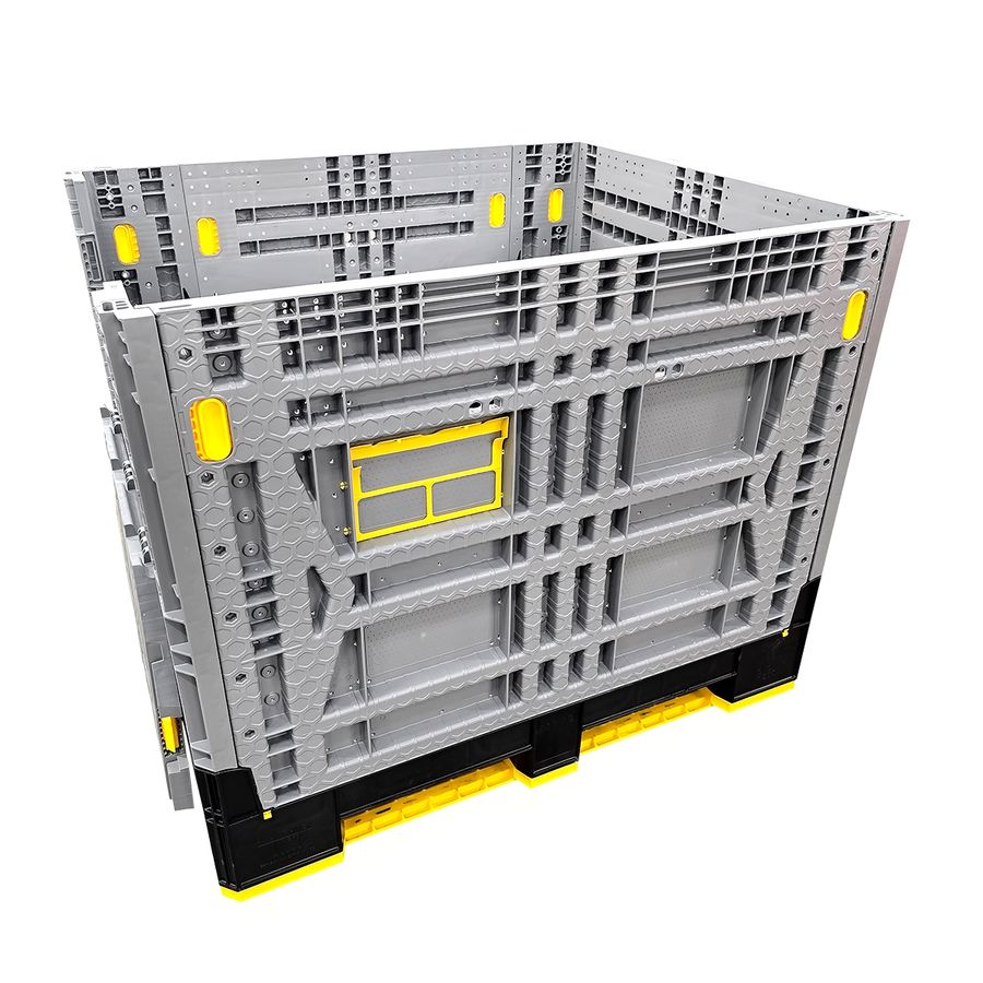 YOYObin Pallet Boxes by ZAMKO B.V. Collapsible plastic pallet boxes