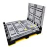 YOYObin Pallet Boxes by ZAMKO B.V. Collapsible plastic pallet boxes